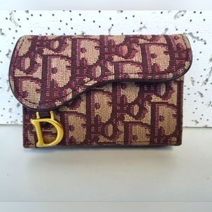 Dior Oblique Saddle Wallet